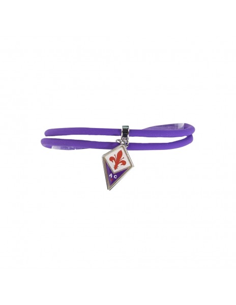 COLLANA FIORENTINA PVC VIOLA CON  LOGO