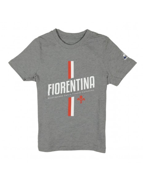 T-SHIRT GRIGIA  BAMBINO FIORENTINA